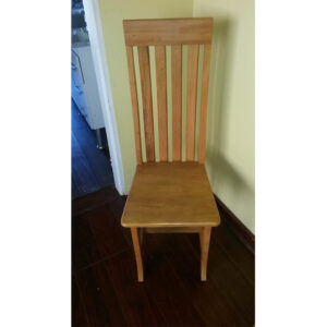 Cadeira Alema Com Encosto Alto Em Madeira RÚstico De DemoliÇÃo