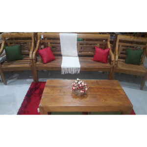 Conjunto De Banco Flor Em Madeira RÚstico De DemoliÇÃo