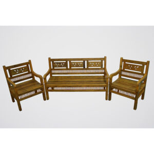 Conjunto De Banco Palito Em Madeira RÚstico De DemoliÇÃo