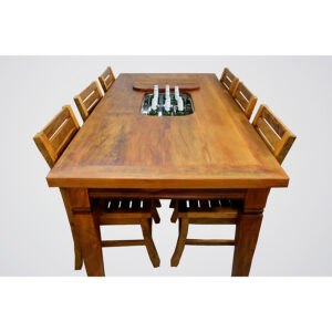 Mesa Tradicional Cooler 3 Em Madeira RÚstico De DemoliÇÃo