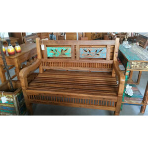 Namoradeira Flor Colorida Palitada Em Madeira RÚstico De DemoliÇÃo