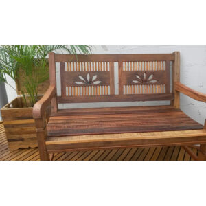 Namoradeira Flor Em Madeira RÚstico De DemoliÇÃo