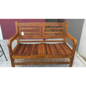 Namoradeira Palitada Em Madeira RÚstico De DemoliÇÃo