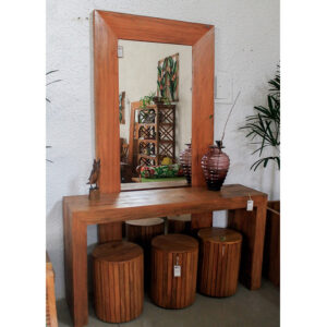 Aparador Manchetado Em Madeira De DemoliÇÃo