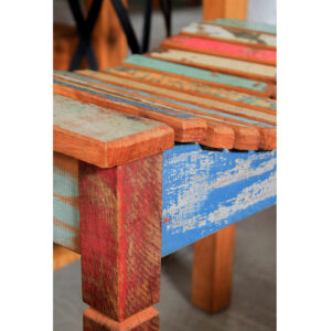 Banqueta Em Madeira De DemoliÇÃo