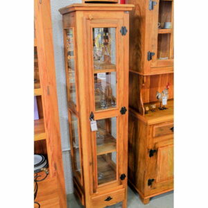 Cristaleira Coluna Em Madeira De DemoliÇÃo