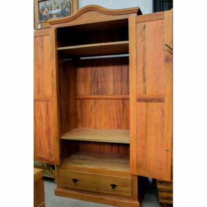 Guarda Roupa Colonial 2 Em Madeira De DemoliÇÃo