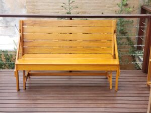 Banco em Madeira Maciça de Demolição 002