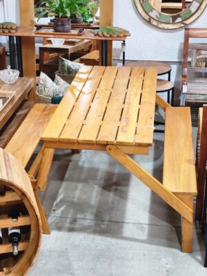 Banco em Madeira Maciça de Demolição 004