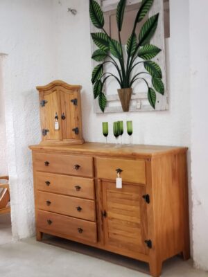 Comoda em Madeira Maciça de Demolicao 002