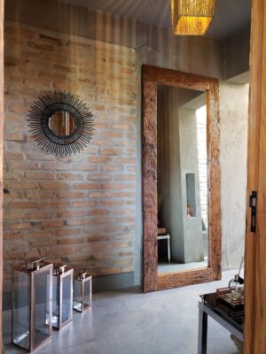 Espelho em Madeira Maciça de Demolição 002